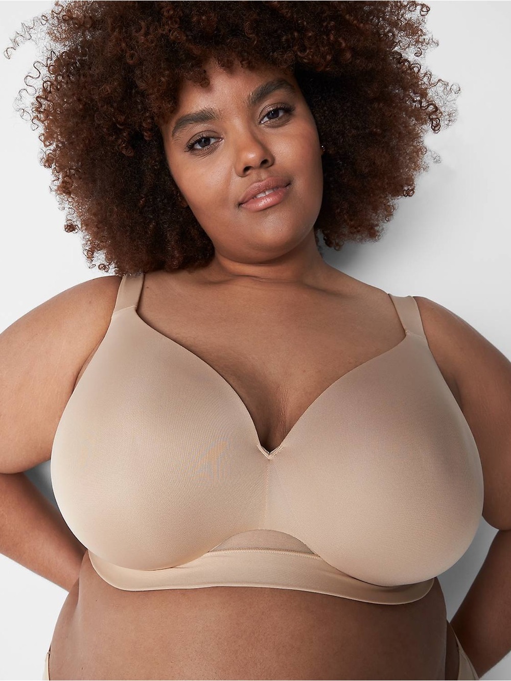 Cacique Comfort Bliss Lightly Lined Full Coverage Bra Size 44C